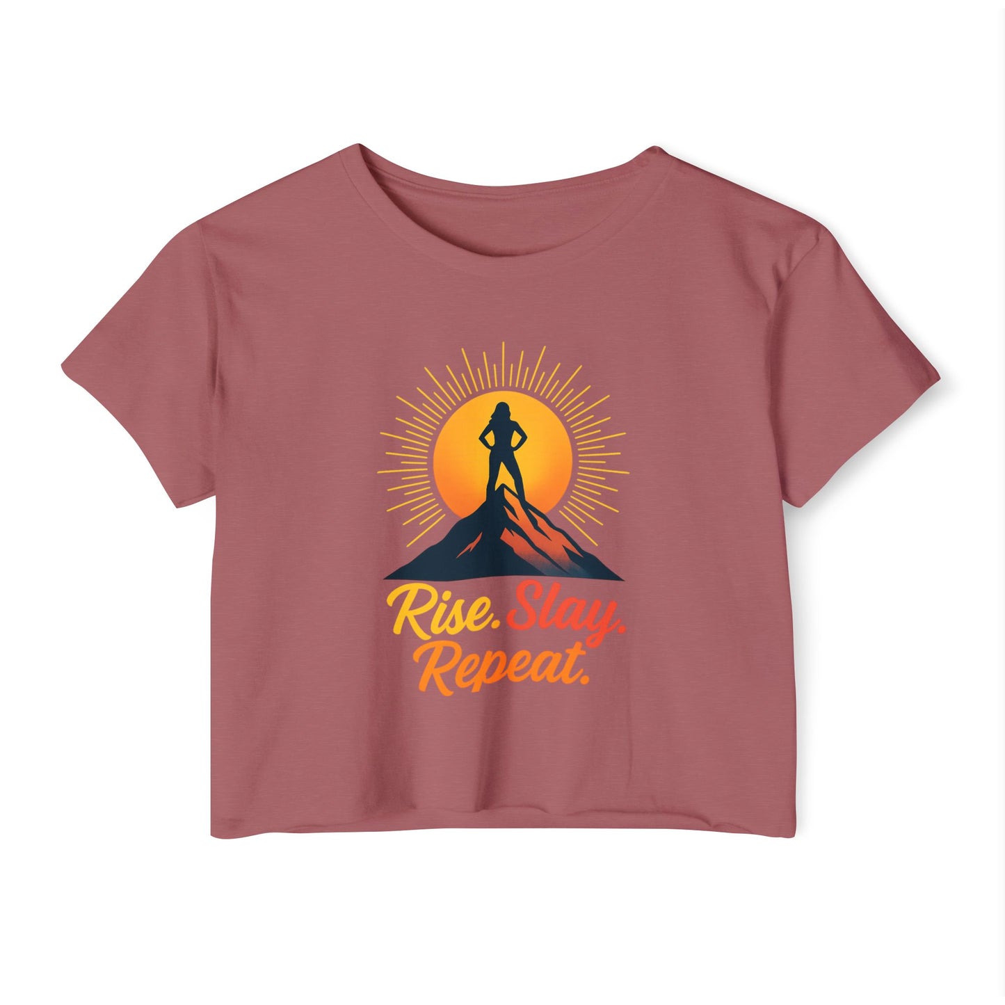 Festival Crop Top – Lightweight Scoop Neck for Women