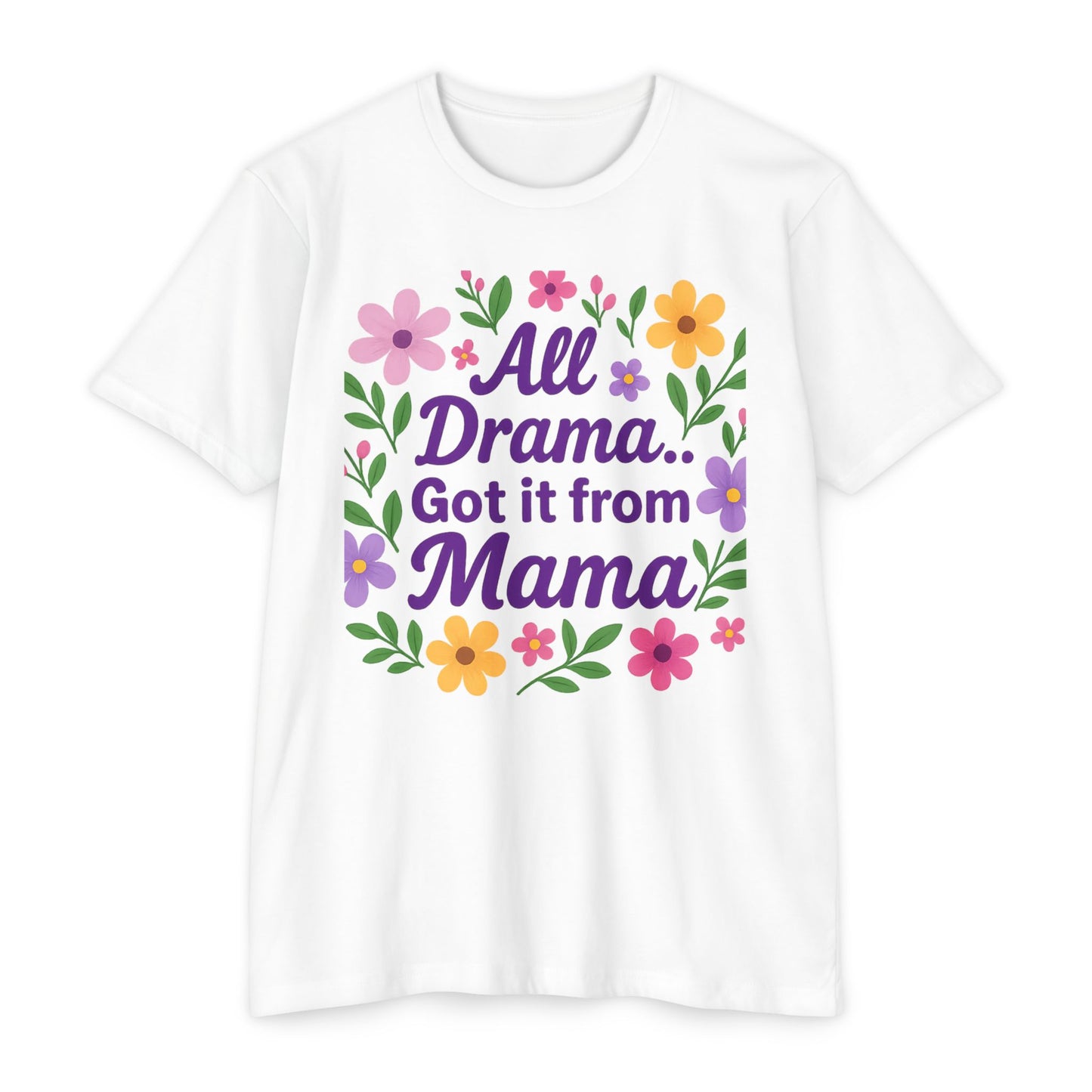 Flower Fun T-Shirt for Adults – Playful Floral Graphic Tee