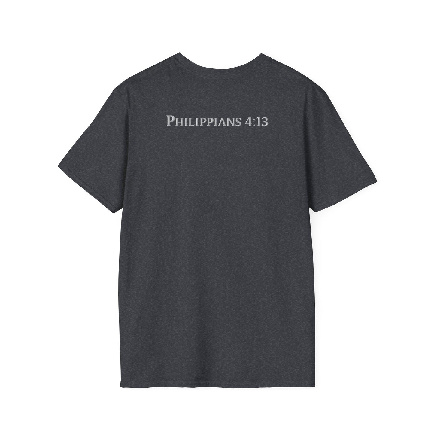 Inspirational Unisex T-Shirt – "Pray Hard, Work Hard, Play Hard = Joy