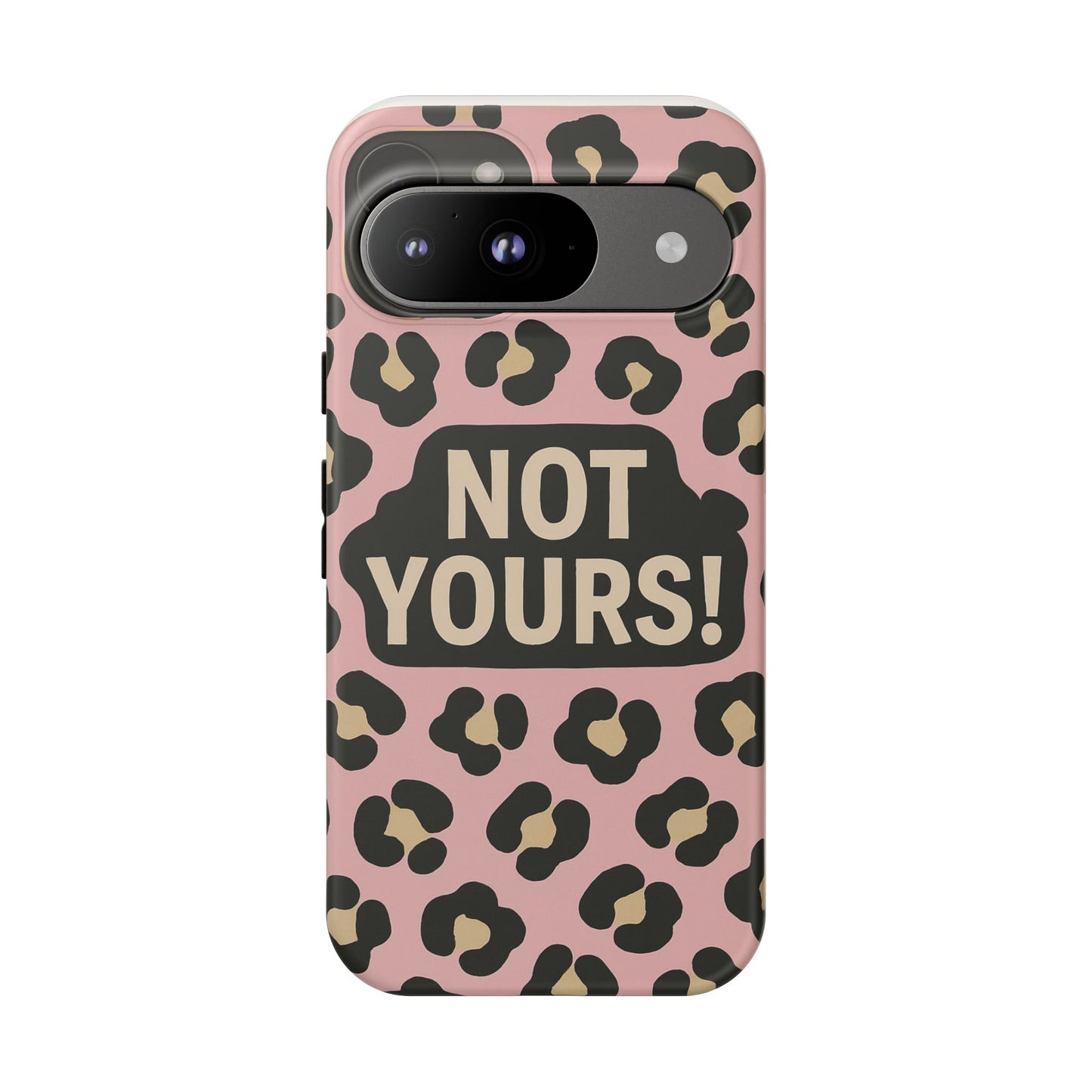 Leopard Tough Case – Trendy Dual-Layer Phone Cover with Humorous Design