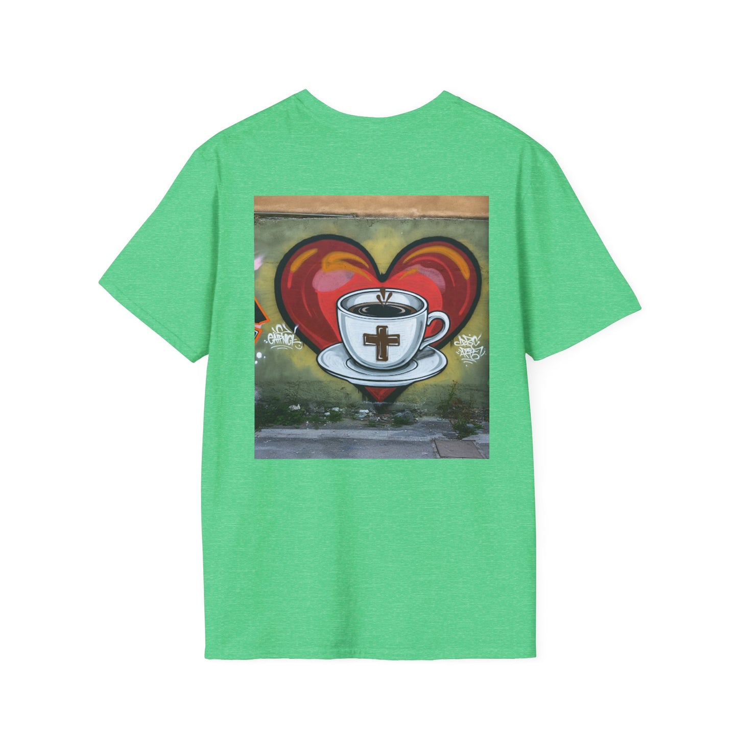 Faith Love Coffee T-Shirt – Unisex Soft-Style Tee