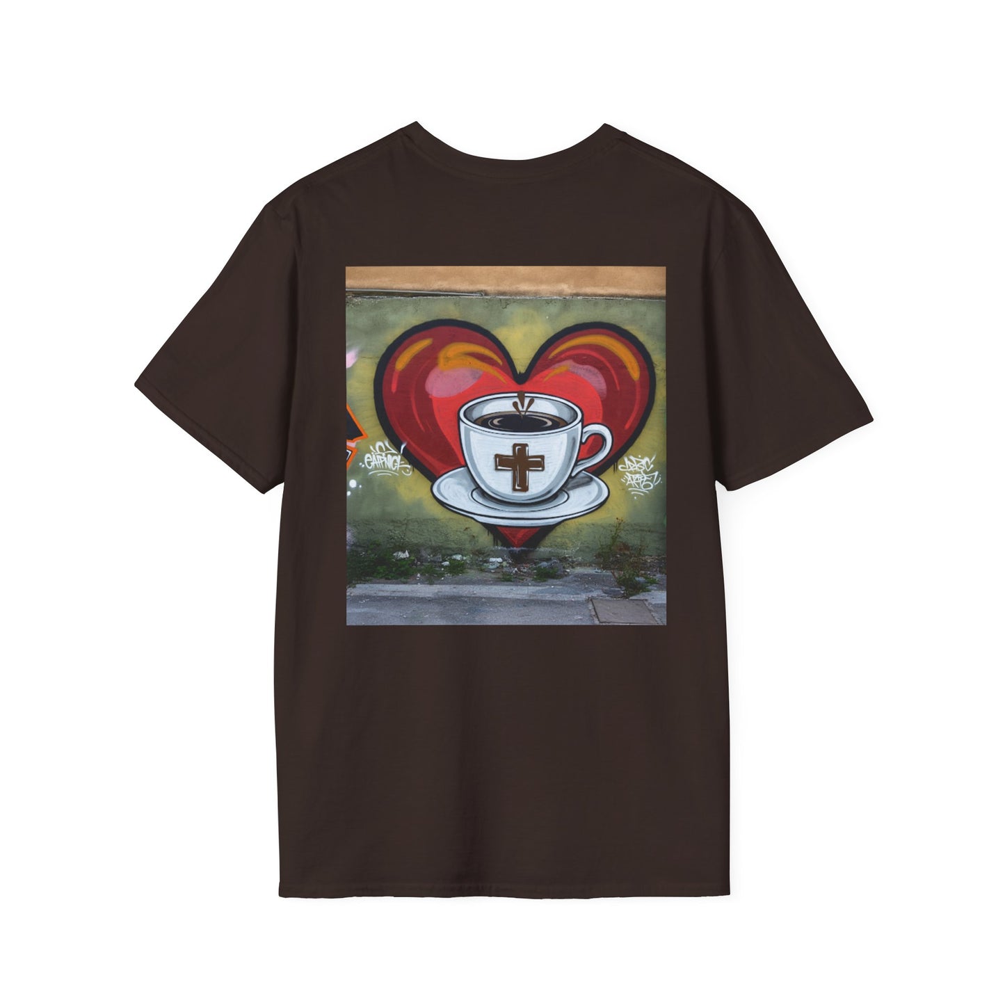 Faith Love Coffee T-Shirt – Unisex Soft-Style Tee