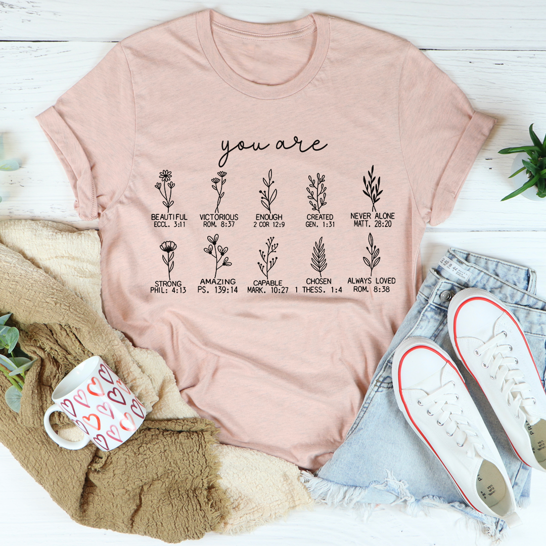 Bible Verses T-Shirt – Inspirational Christian Graphic Tee