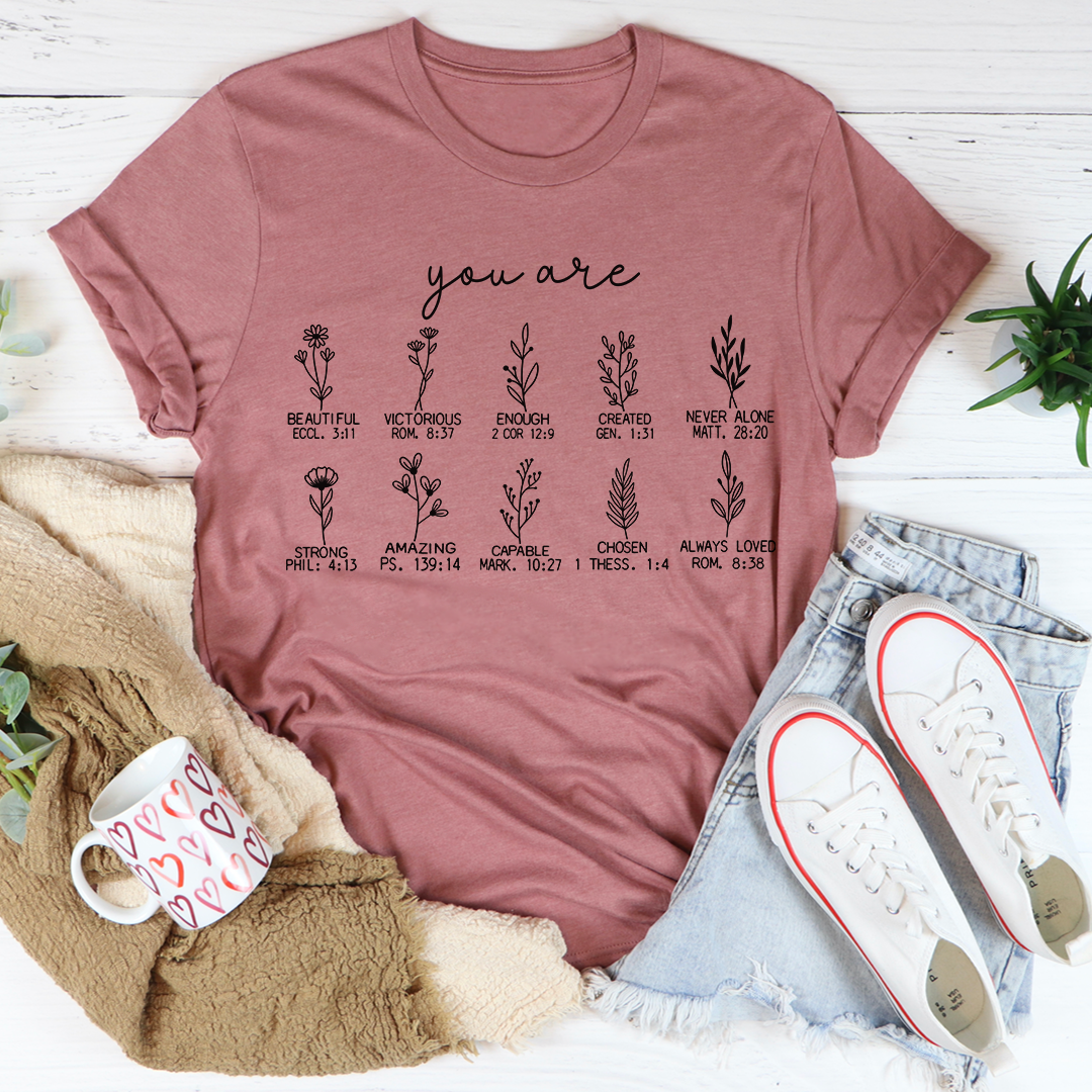 Bible Verses T-Shirt – Inspirational Christian Graphic Tee
