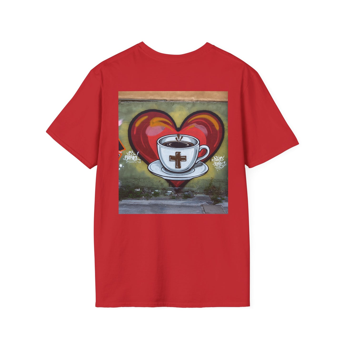 Faith Love Coffee T-Shirt – Unisex Soft-Style Tee