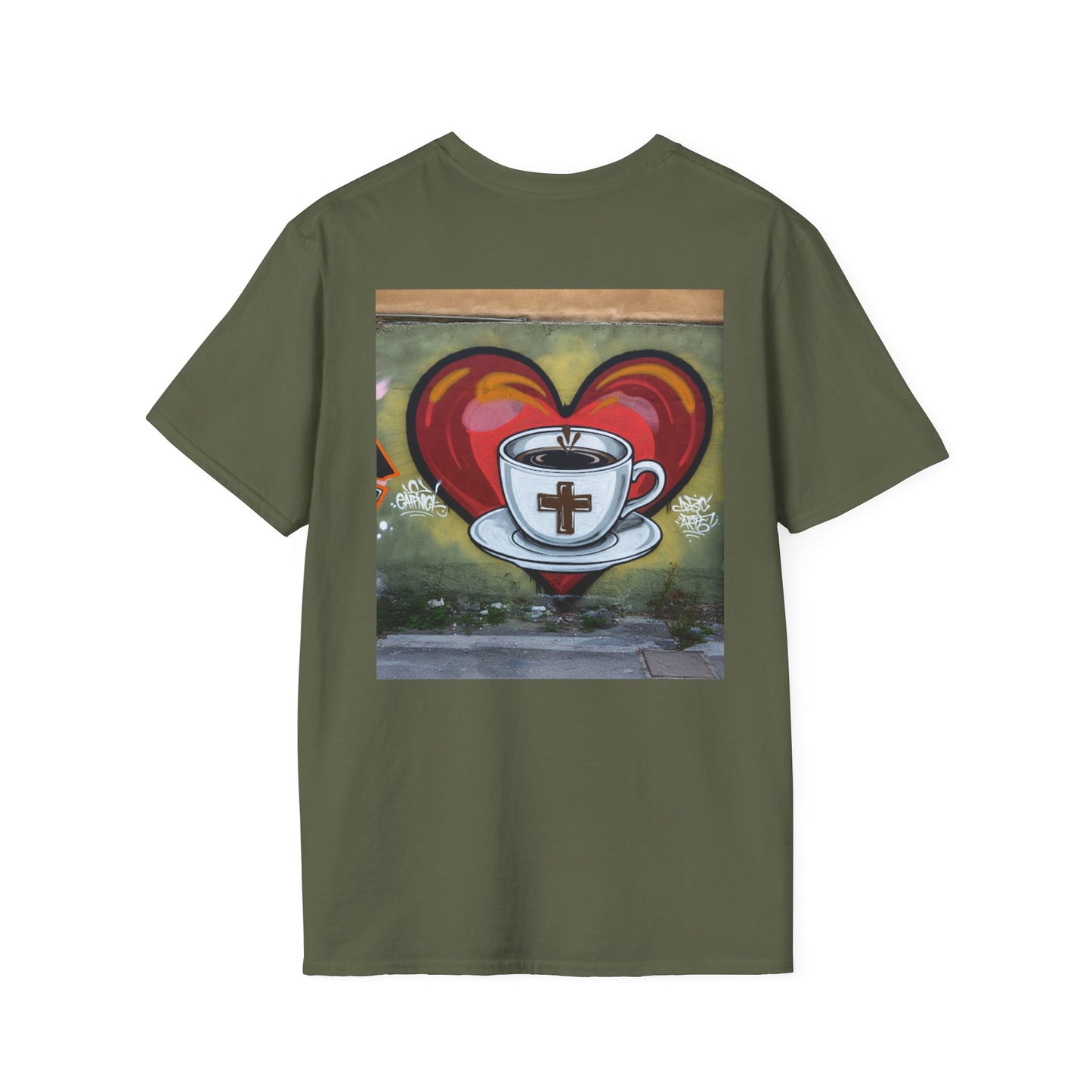 Faith Love Coffee T-Shirt – Unisex Soft-Style Tee