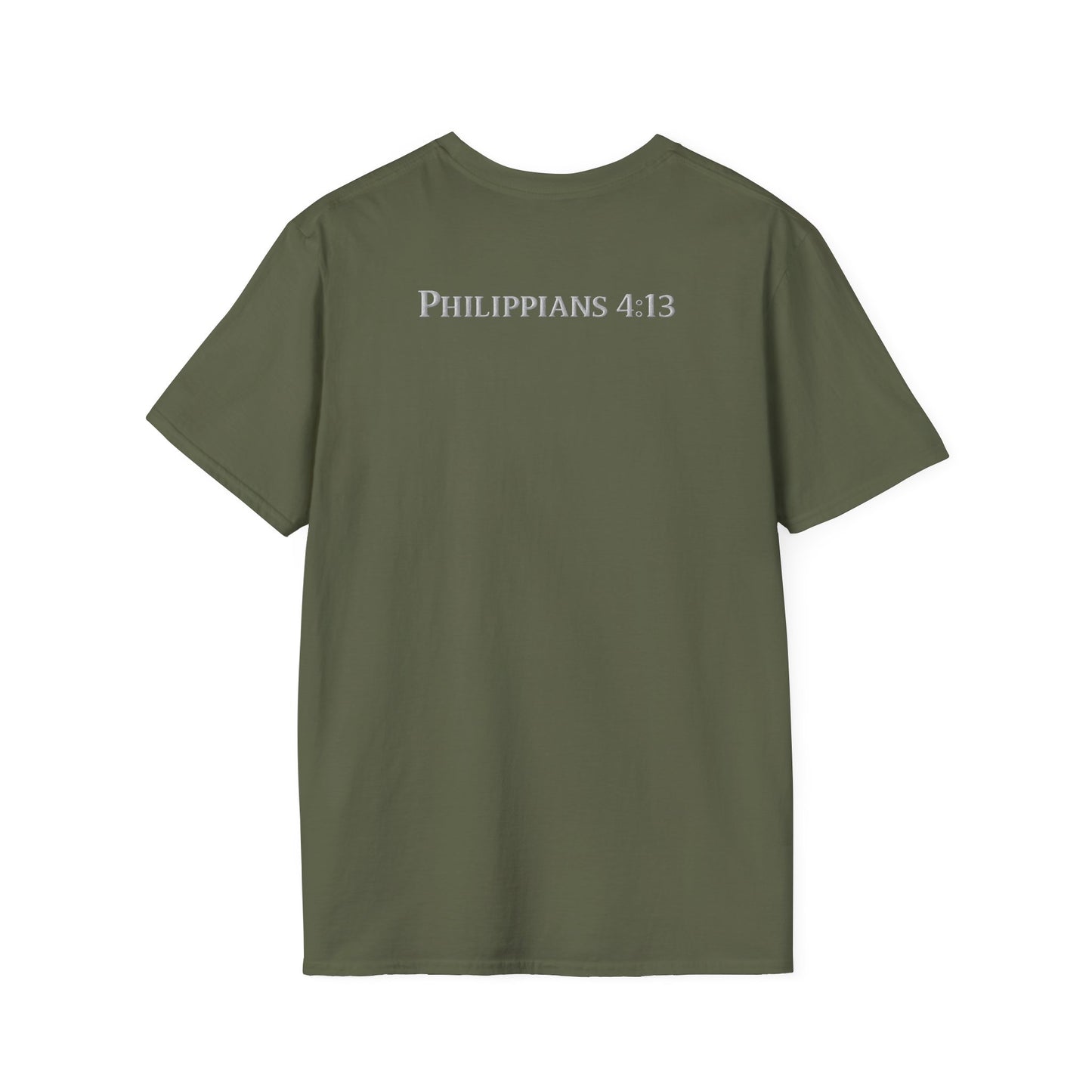 Inspirational Unisex T-Shirt – "Pray Hard, Work Hard, Play Hard = Joy