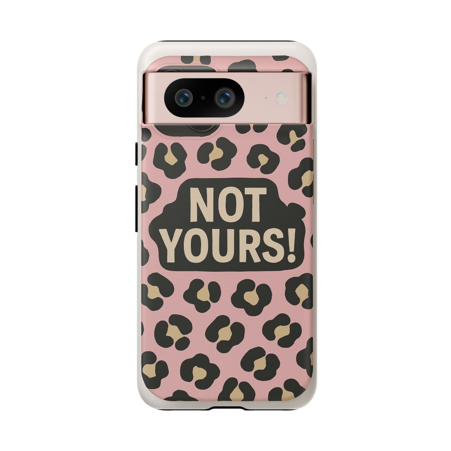 Leopard Tough Case – Trendy Dual-Layer Phone Cover with Humorous Design