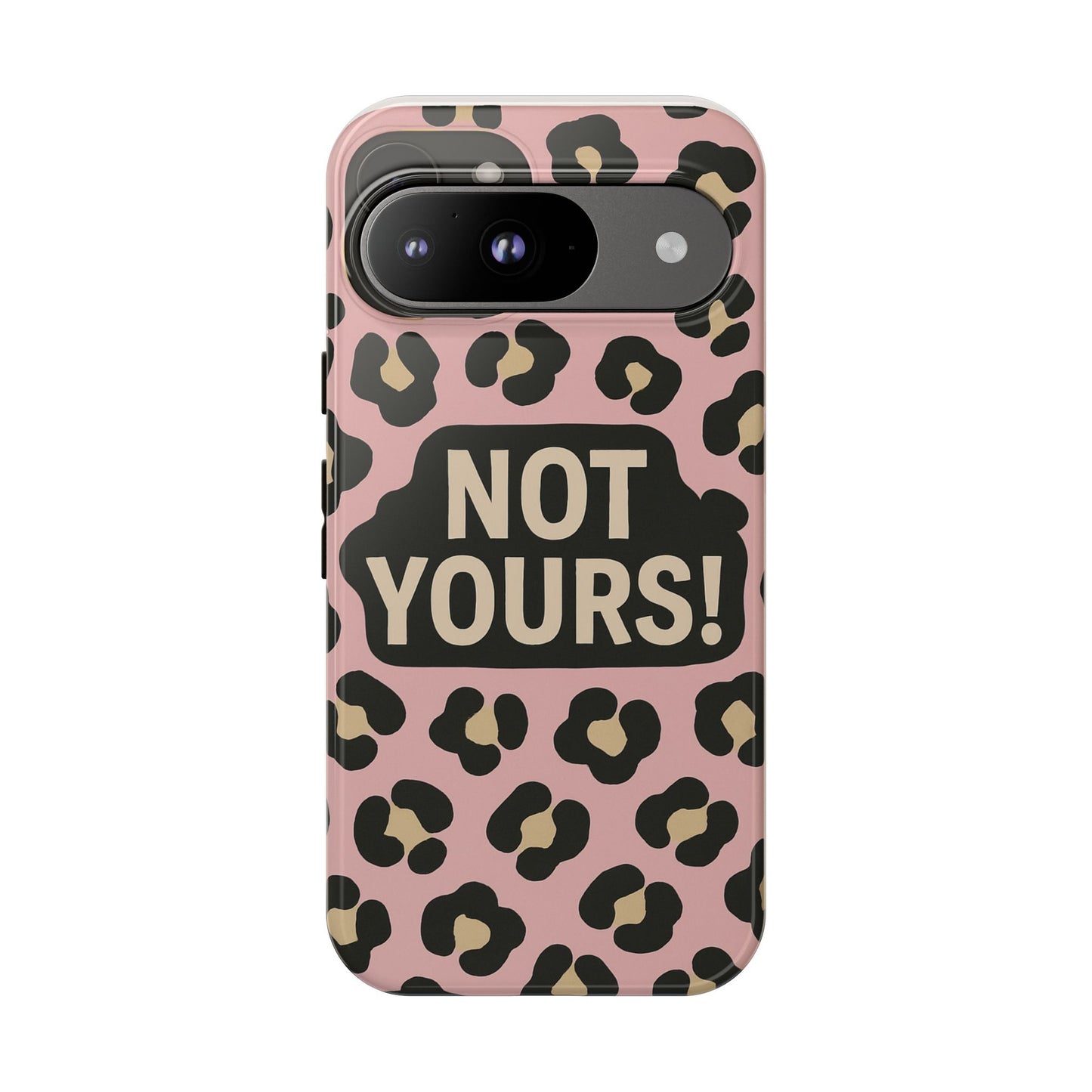Leopard Tough Case – Trendy Dual-Layer Phone Cover with Humorous Design