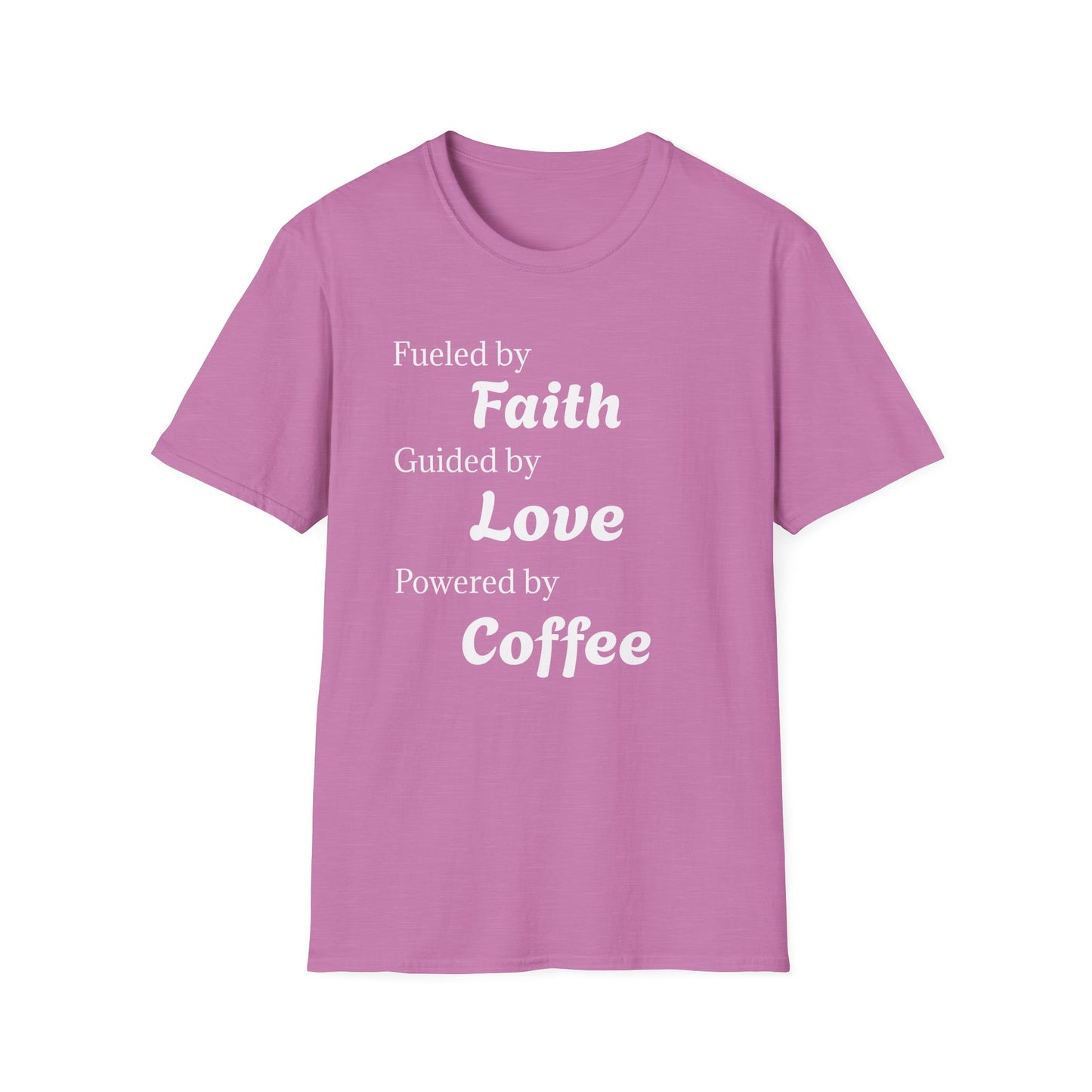 Faith Love Coffee T-Shirt – Unisex Soft-Style Tee
