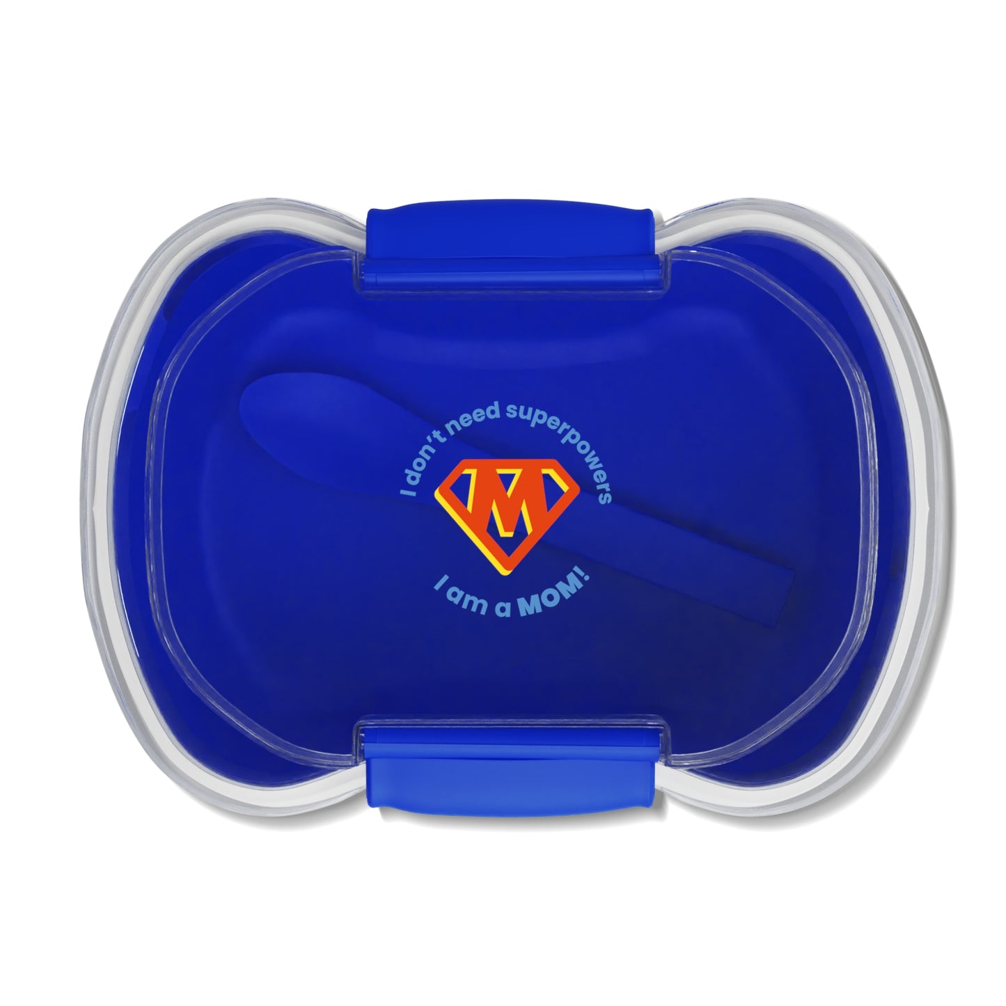 Super Mom Two-Tier Bento Box – Reusable Lunch Container with Spoon