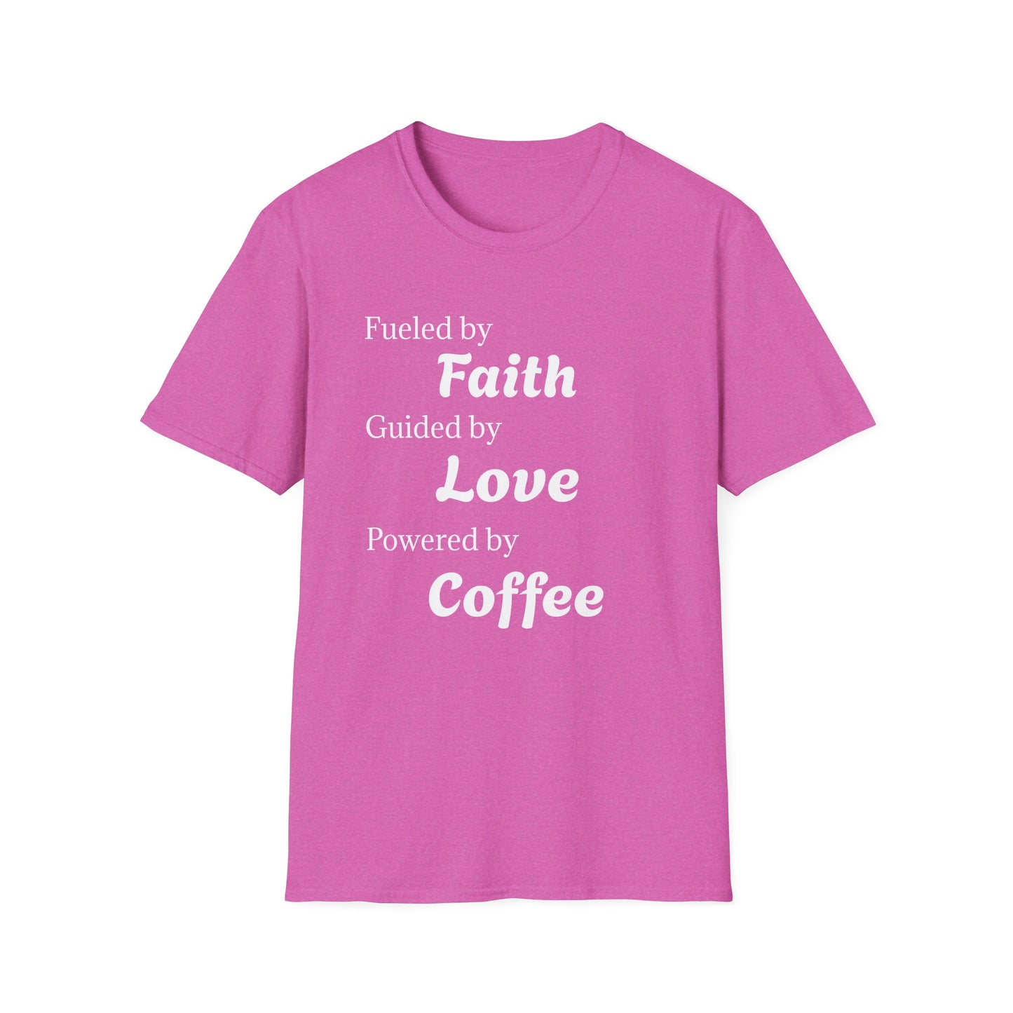 Faith Love Coffee T-Shirt – Unisex Soft-Style Tee
