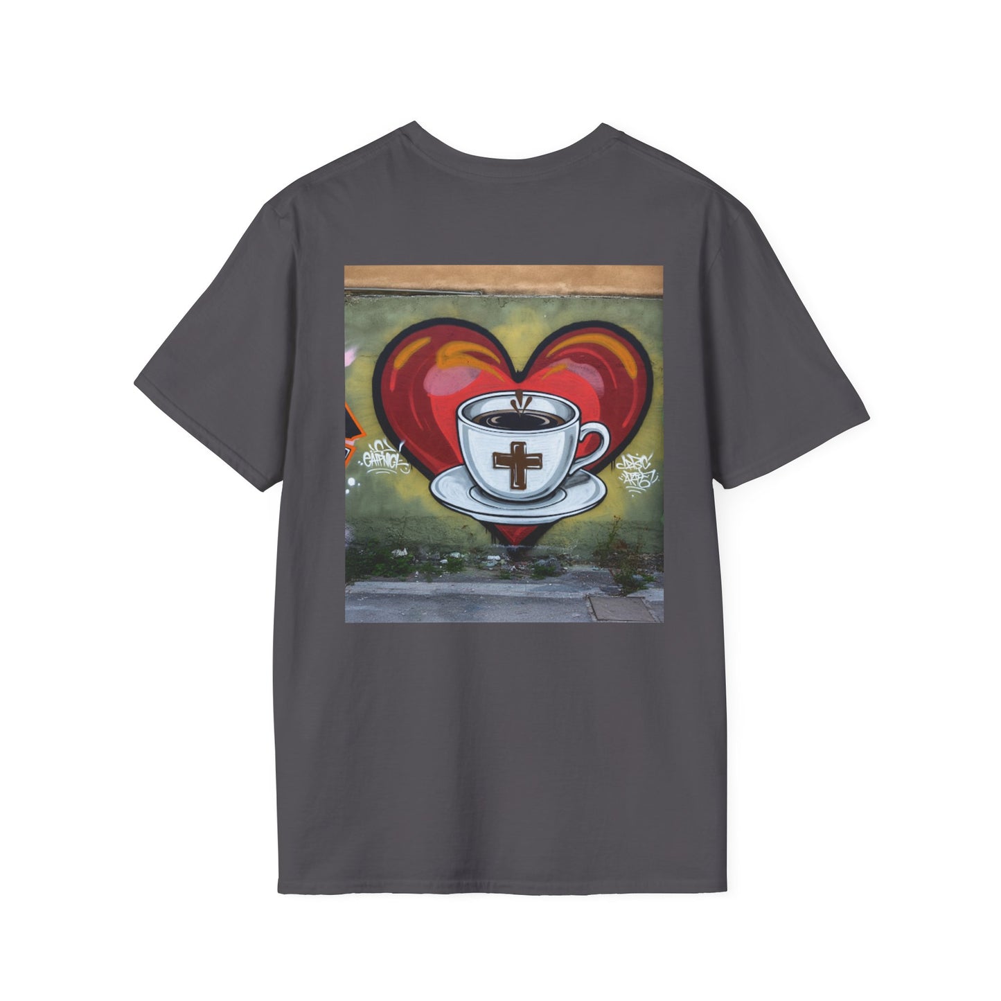 Faith Love Coffee T-Shirt – Unisex Soft-Style Tee