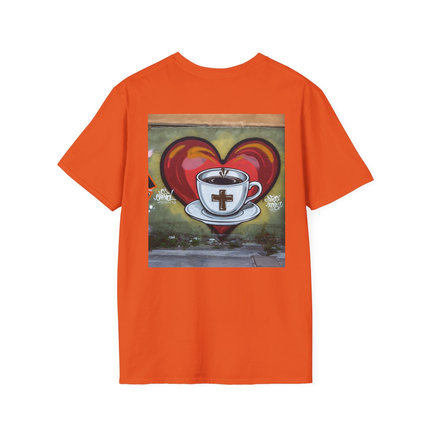 Faith Love Coffee T-Shirt – Unisex Soft-Style Tee