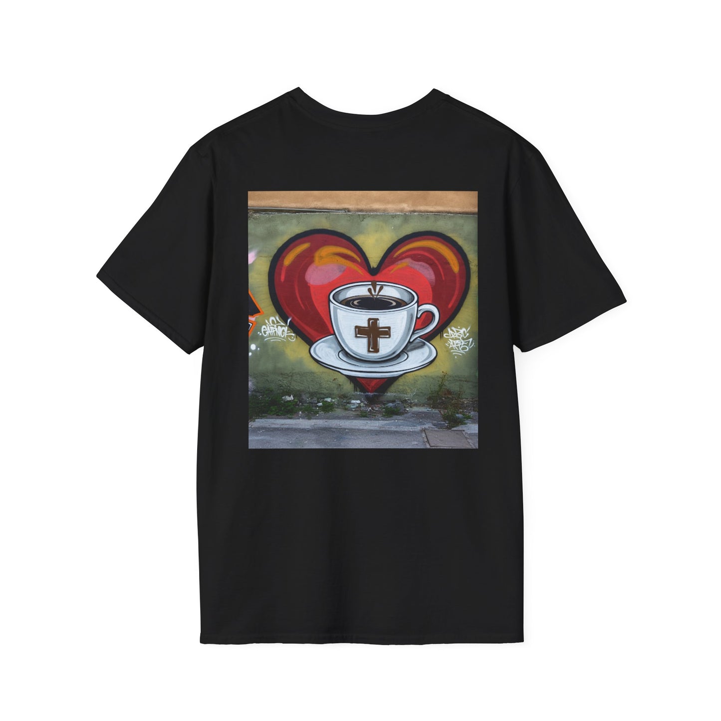 Faith Love Coffee T-Shirt – Unisex Soft-Style Tee