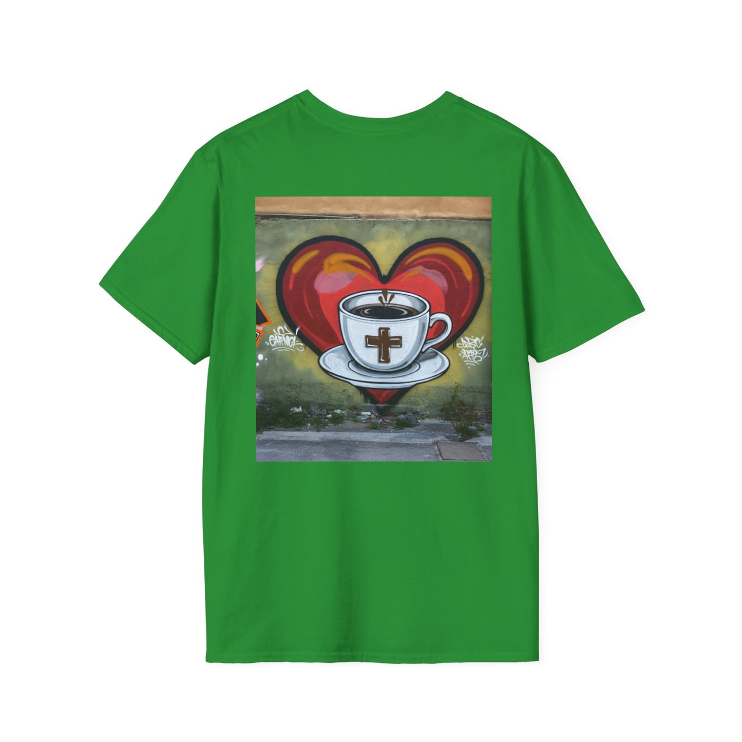 Faith Love Coffee T-Shirt – Unisex Soft-Style Tee