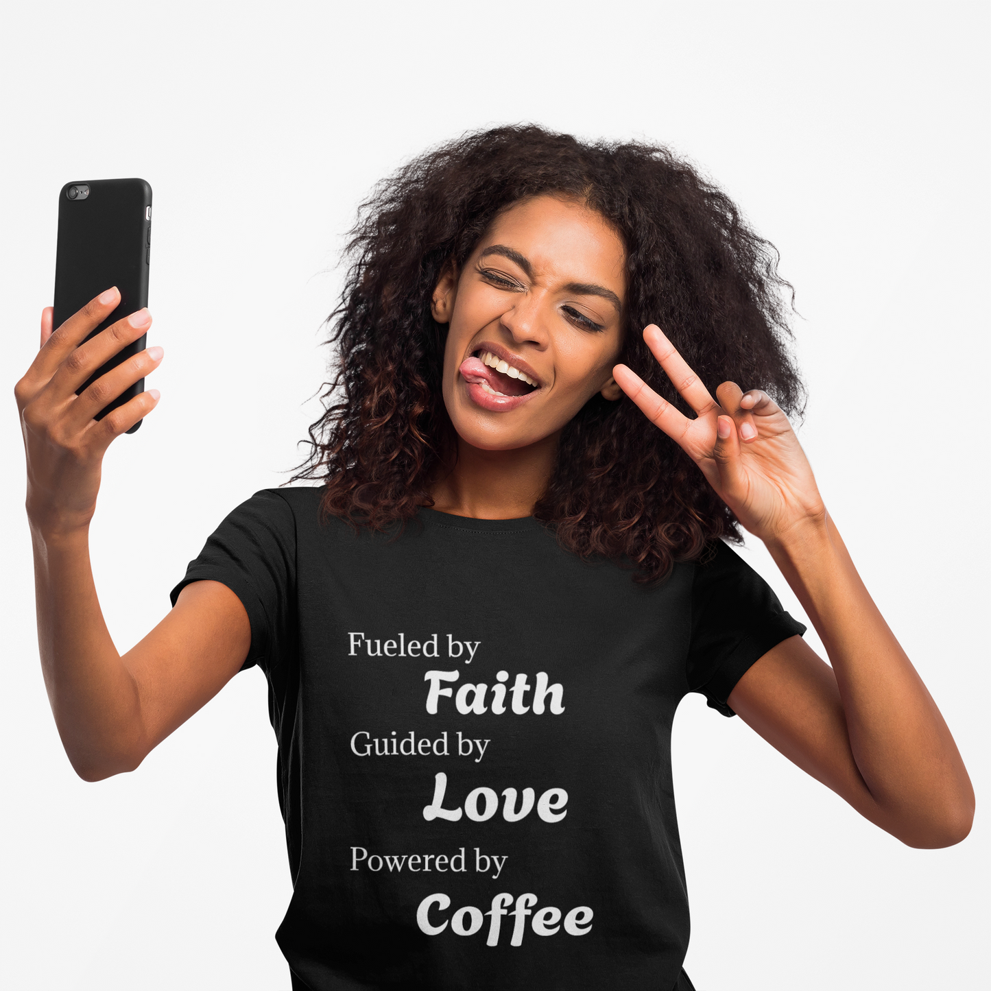 Faith Love Coffee T-Shirt – Unisex Soft-Style Tee