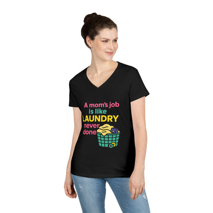 Funny Mom V-Neck T-Shirt