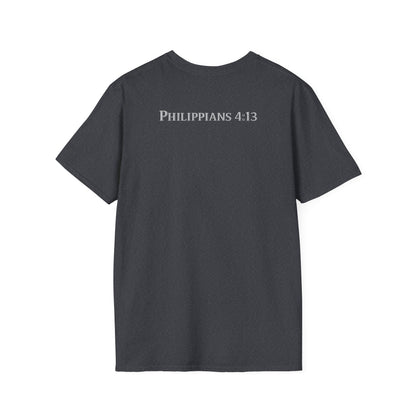Inspirational Unisex T-Shirt – "Pray Hard, Work Hard, Play Hard = Joy