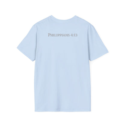 Inspirational Unisex T-Shirt – "Pray Hard, Work Hard, Play Hard = Joy