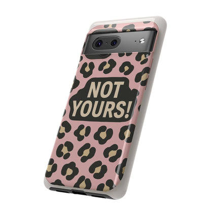 Leopard Tough Case – Trendy Dual-Layer Phone Cover with Humorous Design