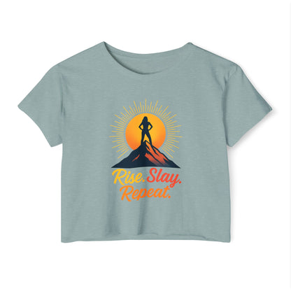 Festival Crop Top – Lightweight Scoop Neck for Women