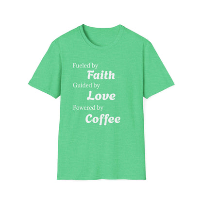 Faith Love Coffee T-Shirt – Unisex Soft-Style Tee