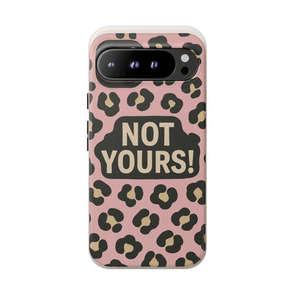 Leopard Tough Case – Trendy Dual-Layer Phone Cover with Humorous Design