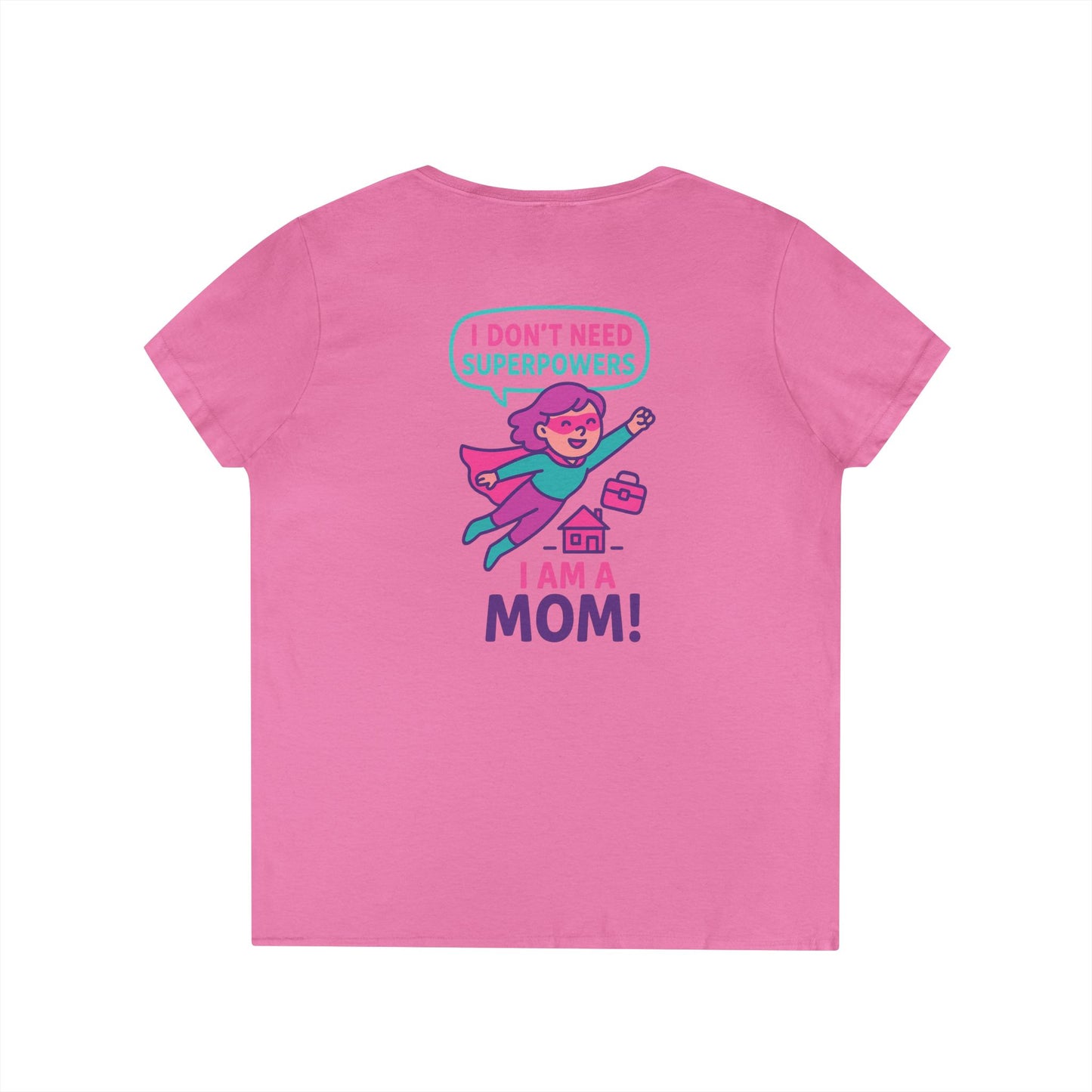 Funny Mom V-Neck T-Shirt