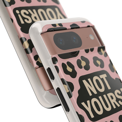 Leopard Tough Case – Trendy Dual-Layer Phone Cover with Humorous Design