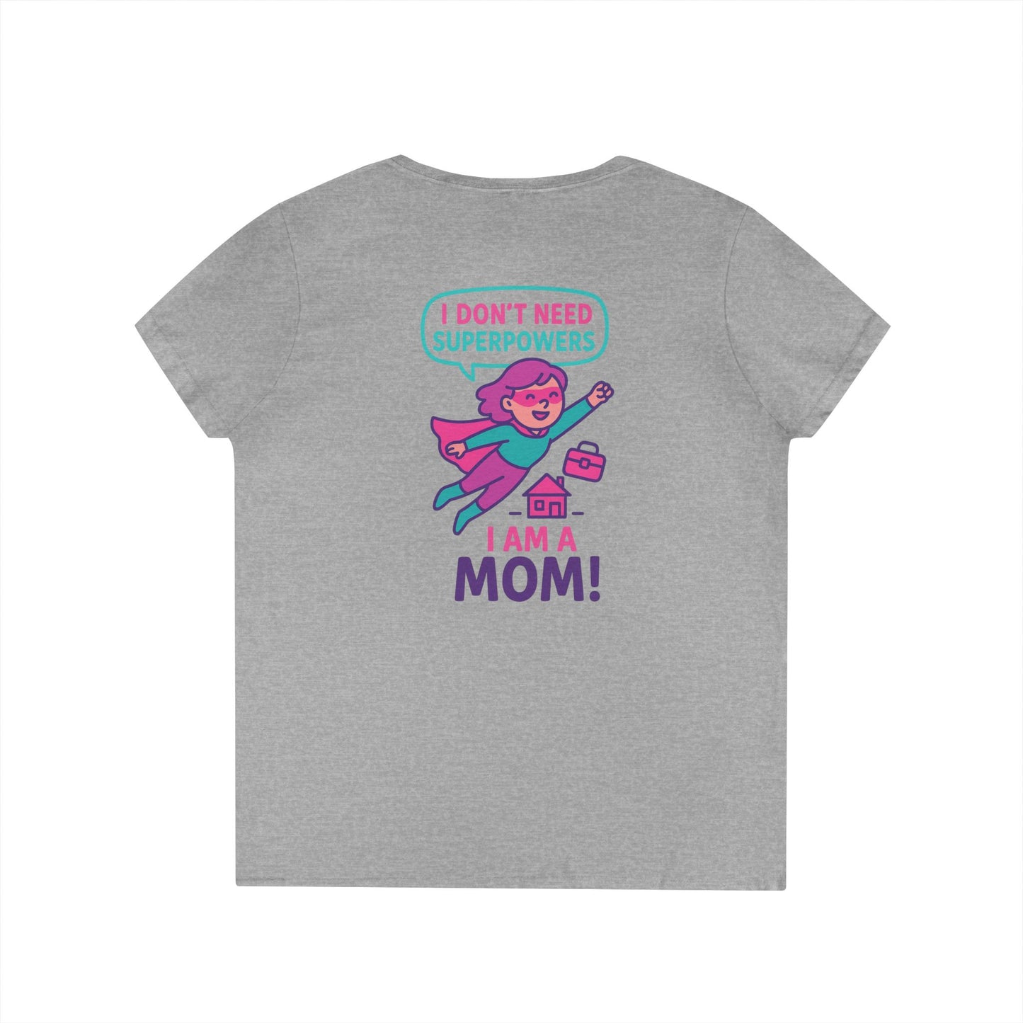 Funny Mom V-Neck T-Shirt