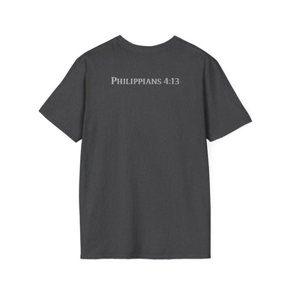 Inspirational Unisex T-Shirt – "Pray Hard, Work Hard, Play Hard = Joy