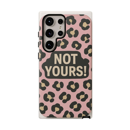 Leopard Tough Case – Trendy Dual-Layer Phone Cover with Humorous Design