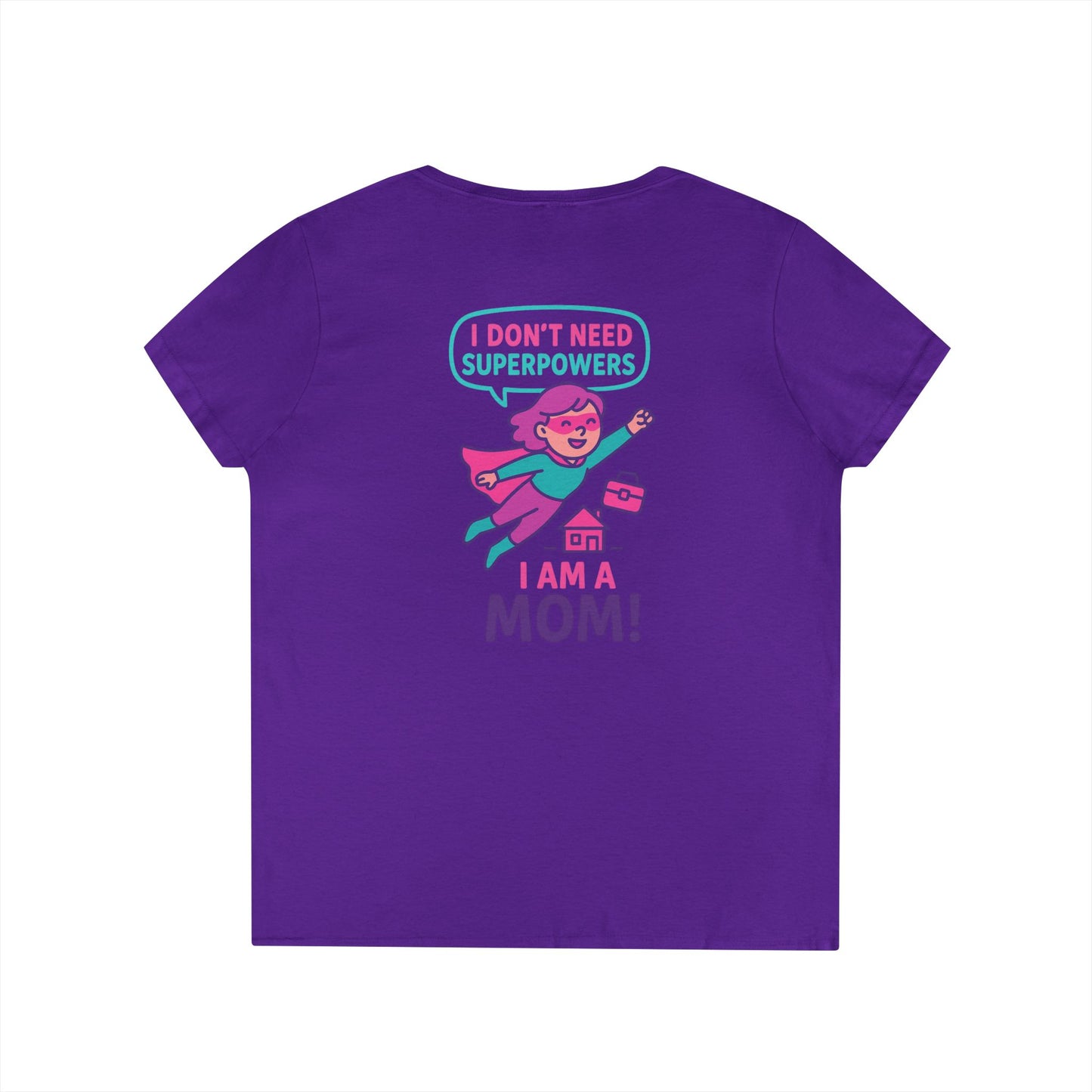 Funny Mom V-Neck T-Shirt