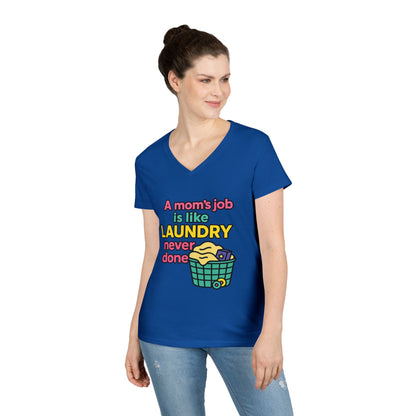 Funny Mom V-Neck T-Shirt