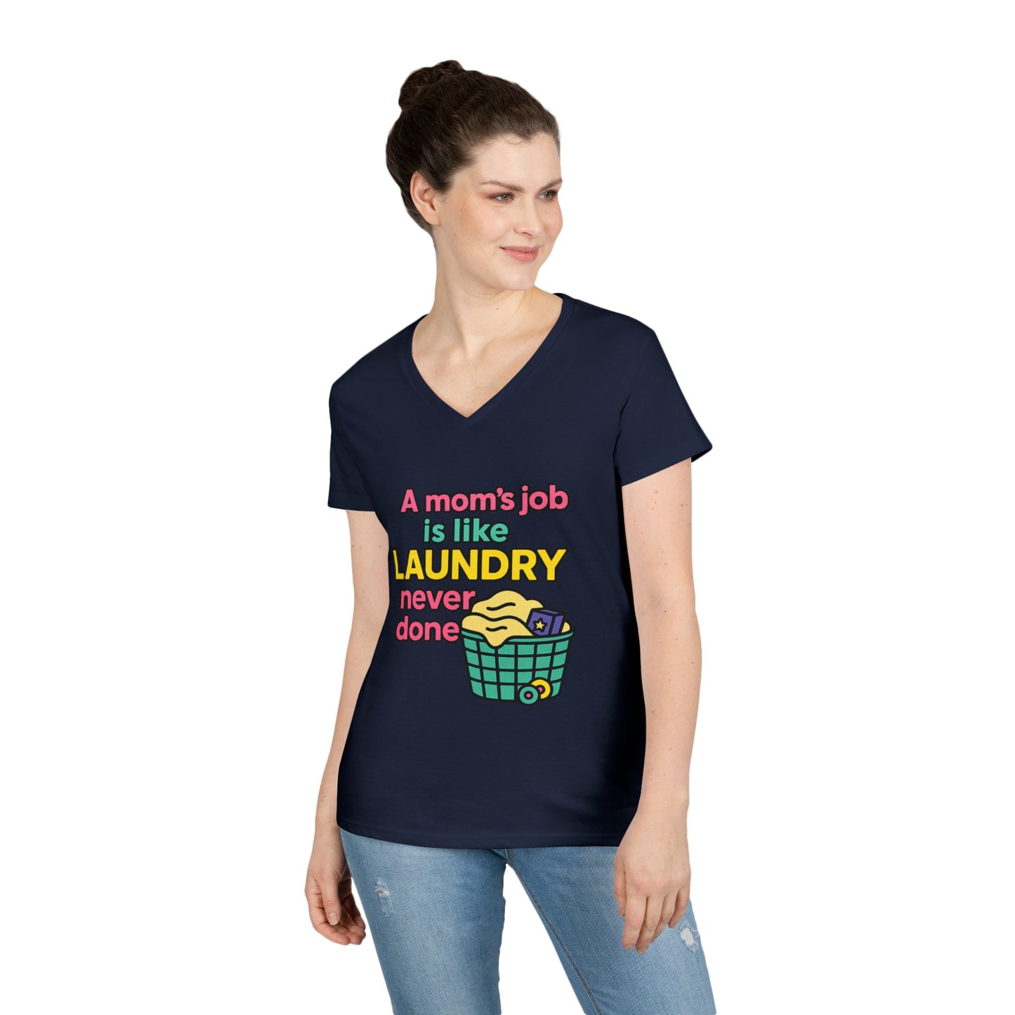 Funny Mom V-Neck T-Shirt