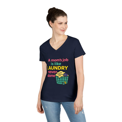Funny Mom V-Neck T-Shirt