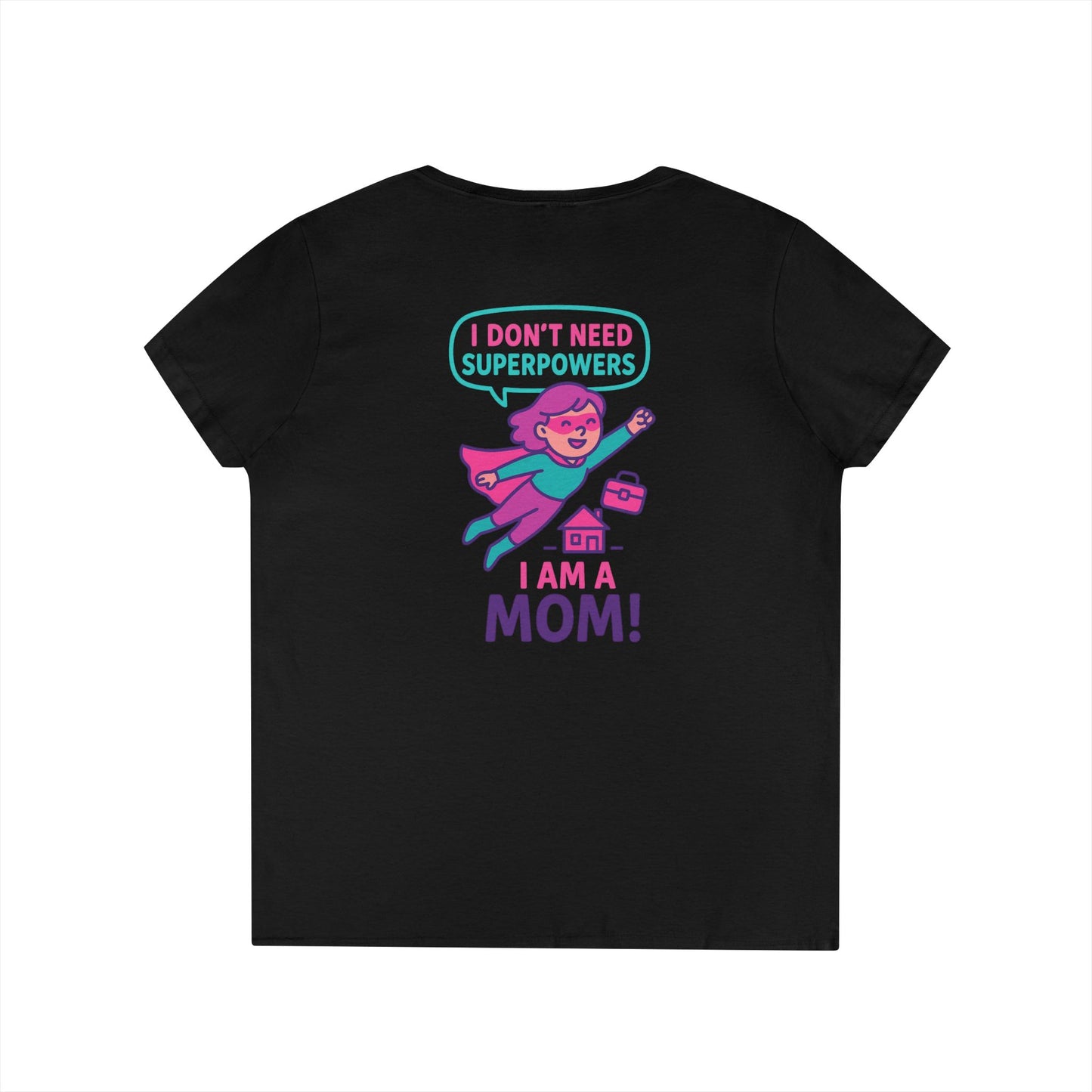 Funny Mom V-Neck T-Shirt