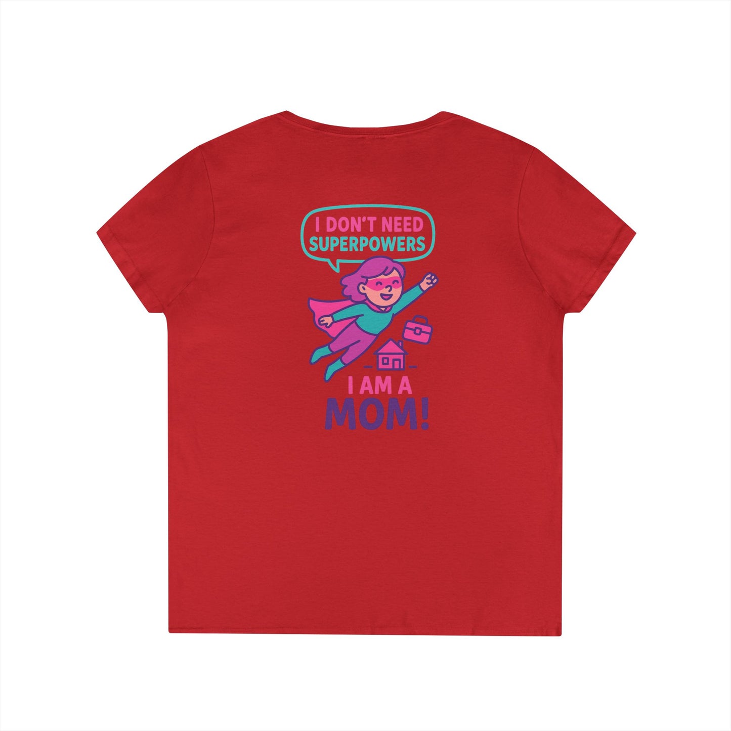 Funny Mom V-Neck T-Shirt