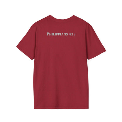 Inspirational Unisex T-Shirt – "Pray Hard, Work Hard, Play Hard = Joy