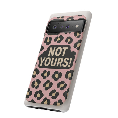 Leopard Tough Case – Trendy Dual-Layer Phone Cover with Humorous Design