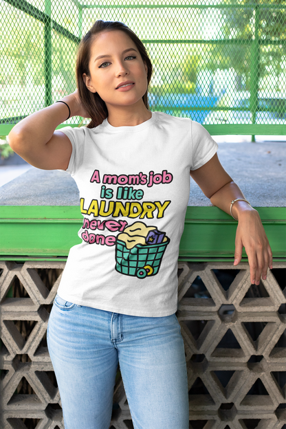 Funny Mom V-Neck T-Shirt