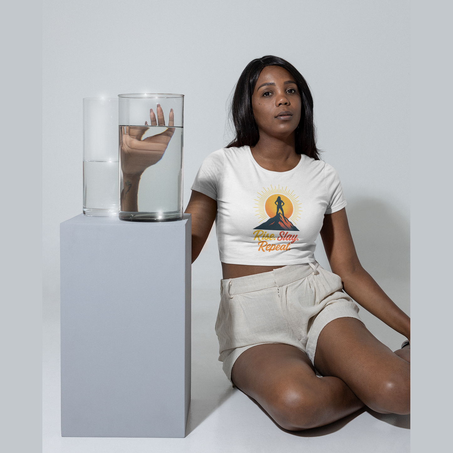 Festival Crop Top – Lightweight Scoop Neck for Women