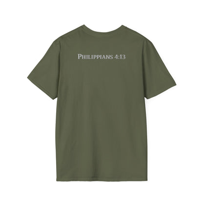 Inspirational Unisex T-Shirt – "Pray Hard, Work Hard, Play Hard = Joy