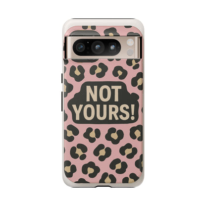 Leopard Tough Case – Trendy Dual-Layer Phone Cover with Humorous Design