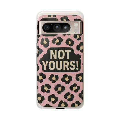 Leopard Tough Case – Trendy Dual-Layer Phone Cover with Humorous Design