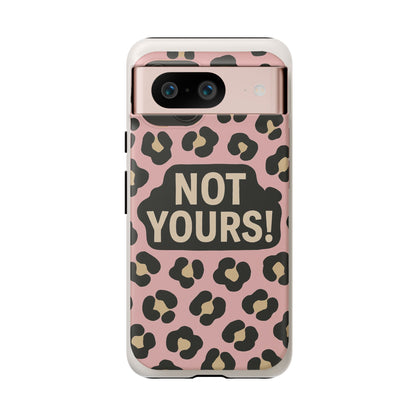 Leopard Tough Case – Trendy Dual-Layer Phone Cover with Humorous Design