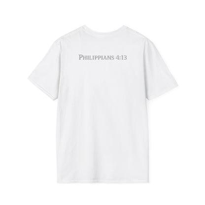 Inspirational Unisex T-Shirt – "Pray Hard, Work Hard, Play Hard = Joy