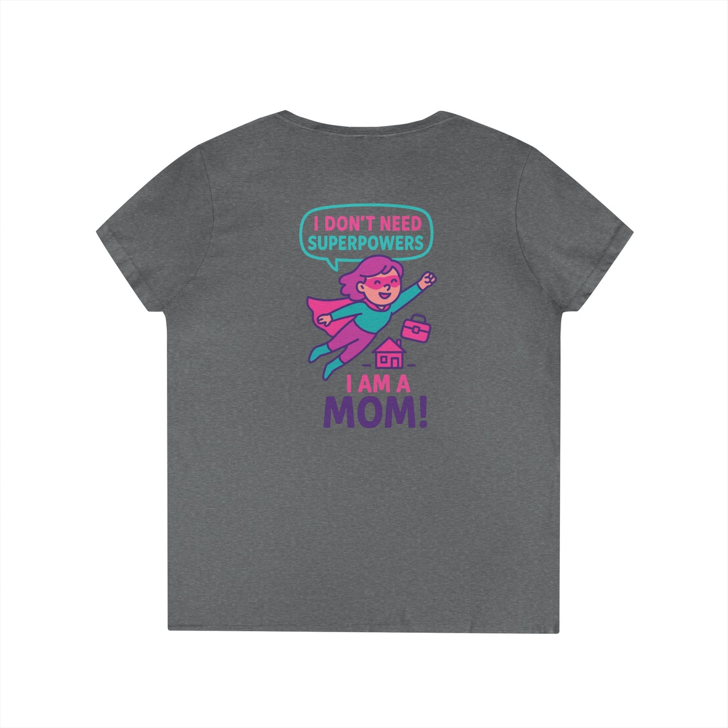 Funny Mom V-Neck T-Shirt
