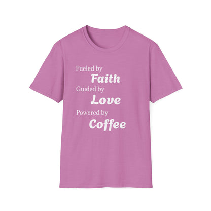 Faith Love Coffee T-Shirt – Unisex Soft-Style Tee